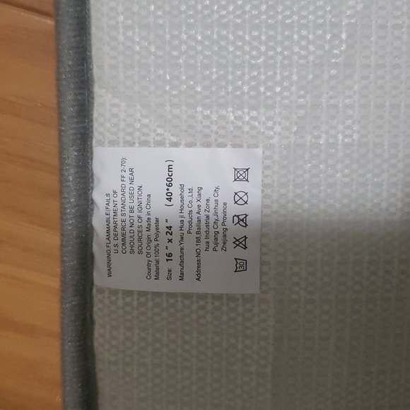 Cobblestone Embossed Bathroom Bath Mat, Memory Foam Pad, Washable Bath R… - Picture 8 of 8